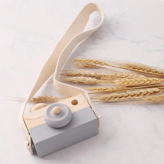 APPAREIL PHOTO BEBE EN BOIS MONTESSORI SENSORIEL – Image 4