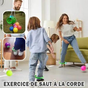 Anneau de Saut Cheville avec Balle pour Enfant