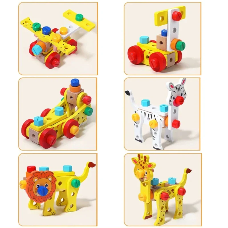 Malette Montessori Bricolage Animaux en Bois – Image 3